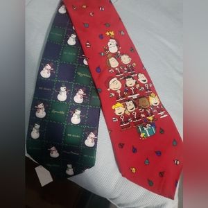 Ties/Holiday Peanuts/Snowman